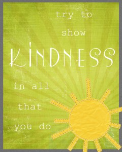 Show Kindness printable