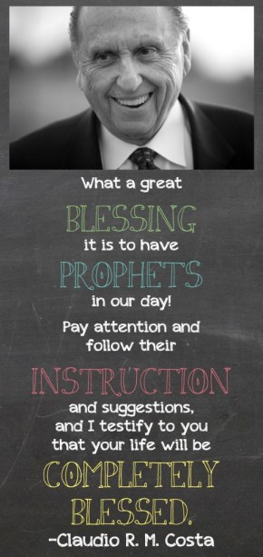 Listen to the prophet